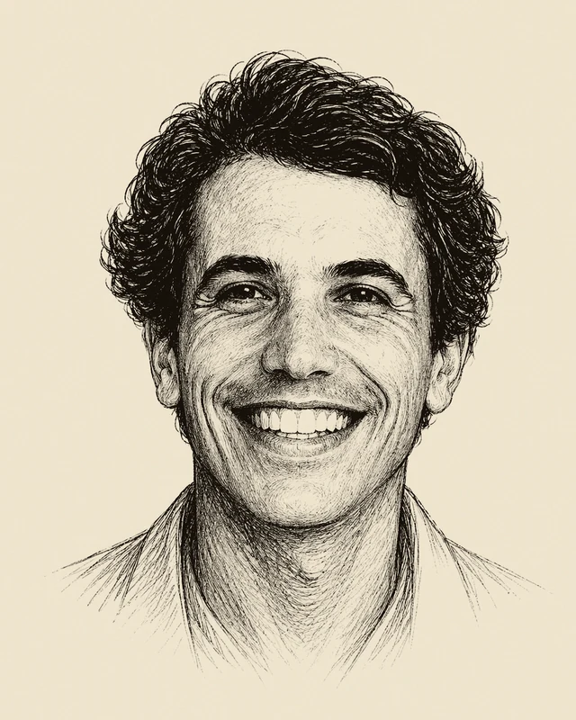 Cristóbal Arentsen, retrato a plumilla